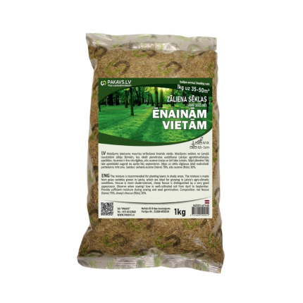 Zālāja sēklu mais. ēnai 1kg
